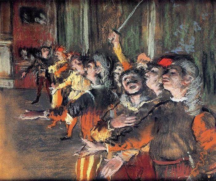Edgar Degas The Chorus (1876) by Edgar Degas oil painting image